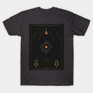 Geometric astrological tarot T-Shirt